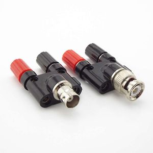 Andere verlichtingsaccessoires vrouwelijk mannelijk tot twee dubbele 4 mm bananenplug aansluiting coaxiale connector rf -adapter andere andere andere