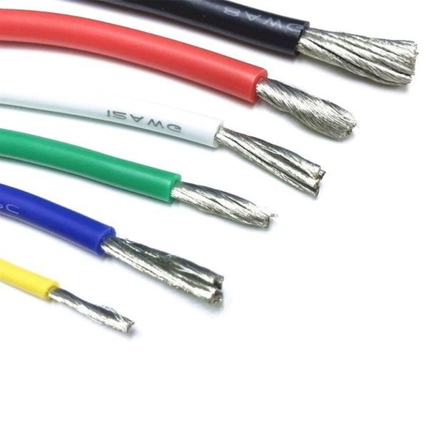 Otros accesorios de iluminación Cable resistente al calor Silicona suave 12AWG 14AWG 16AWG 18AWG 20AWG 22AWG 24AWG 26AWG 28AWG 30AWG Resistente al calor