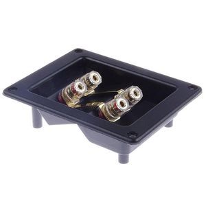 Andere verlichtingsaccessoires Home auto stereo schroefbeker connectoren subwoofer pluggen 4-weg luidspreker vierkante doos transparante terminal binding Post p p