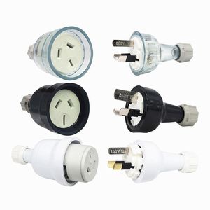 Autres accessoires d'éclairage NZ Plug Assembled Rewireable Female Male Socket 3 Prong Electrical AC Extension Cord Grounded Rewire SAAOther
