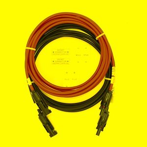Andere verlichtingsaccessoires PCS/Lot 1-4 M Zwart/Rode Power Solar Extension Cable 4,0 mm2/12AWG met DC-connector gebruikt in paneel Systemother