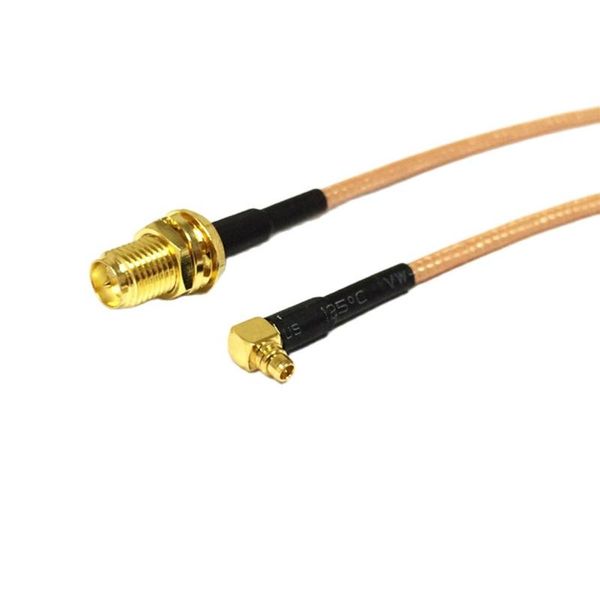 Otros accesorios de iluminación Interruptor hembra SMA MMCX Cable flexible de ángulo recto macho RG316 RG174 RG178 15CM 6 