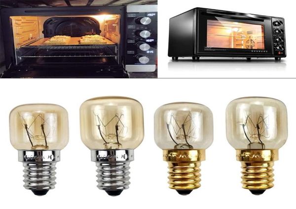 Otras bombillas de iluminación Tubos 2 piezas 220 V E14 300 grados Resistente a altas temperaturas Horno de microondas Bombilla Lámpara de cocina 1525 W Drop3844972