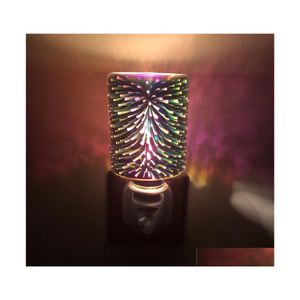 Andere verlichtingsbollen Tubes Explosieve 3D Colorf aromatherapie Wax smeltlamp Nachtlicht Ins Creatieve rookloos deodoriserende druppel D DHTSX