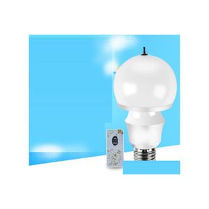 Autres ampoules d'éclairage Tubes Lampe de purification d'air à ions négatifs Led Télécommande intelligente Bb E27 Fumer en plus du formaldéhyde Dhjll