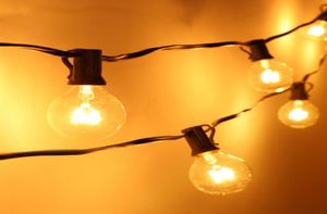 Overige lampen Buizen Vintage Patio 76M G40 Licht 25Ft Edison Lamp Achtertuin Glazen Lamp LED String 110V 220V Garland Weddin4325286