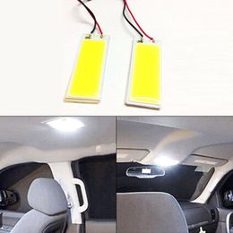 Ander verlichtingssysteem 2 stks 12V Xenon Hid witte 36-cob led koepel koepel map gloeilampen auto interieur paneel lampje worden geleverd met t10 festoon adapters acceso