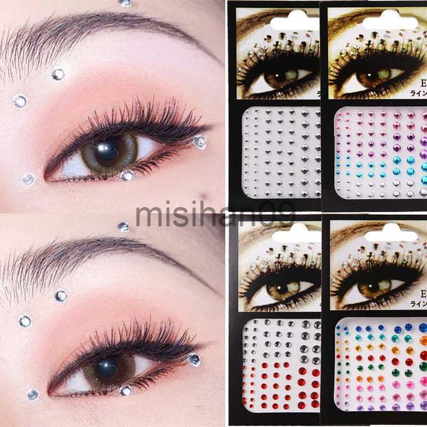 Otro maquillaje 1PC 3D Sexy Crystal Eyes Glitter Face Body DIY Diamond Festival Party Joya Herramientas de maquillaje Eye Shiner Maquillaje Adorno Etiqueta J230718