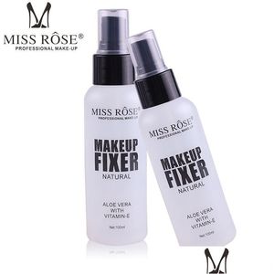 Autre maquillage Miss Rose No Flaw Setting Spray Matte Oil Control Finition Longue Durée Hydratant Fixateur Bouteille de Brume Fond de Teint B Dhsa6
