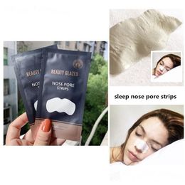 Autres maquillage Bandes de nettoyage des pores du nez Points noirs Pimple Membrane nasale Rétrécissement Beauté Glacé Outil Blackhead Acné Strip Drop Deli Dhsne