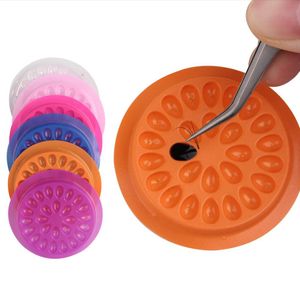 Andere make-up groothandel valse wimpers lijm houder wimper extensie benodigdheden oog wimpers gereedschap pallet pads plastic op voorraad