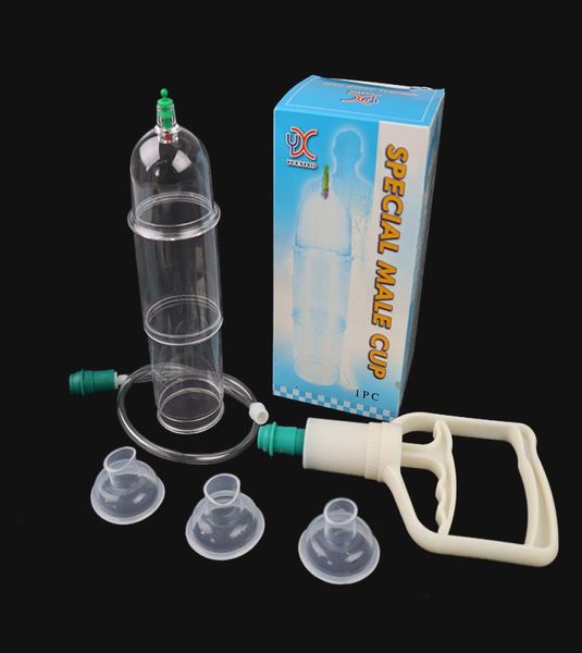 Autres articles de massage 1set Male Malle Aspiration Vacuum Pinis Pump Pump Extender Dispositif Dispositif pour hommes Massageur corporel Health Car1649739