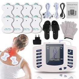 Autres articles de massage 8 Mode EMS Stimulatrice musculaire Eletric Physiothérapie Tens Tens Digital Pulse Massage Machine ACUPUNCTURE MASSAGEUR CORPS SANTÉE RELLAGE 230817