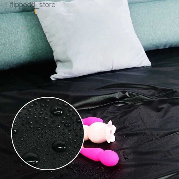 Otros artículos de masaje BDSM Sábanas de cama para adultos a prueba de agua para juegos sexuales Cubierta de cama a prueba de agua Pareja Coqueteo PVC Estera de cama Juego húmedo Herramienta sexual Q231104