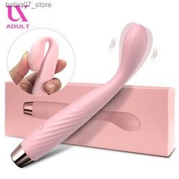 Overige massageartikelen G-Spot vibrator voor beginners voor vrouwelijk orgasme in 8 seconden vingervormige vibratie Tepel Clitoris stimuleert volwassen vrouwelijke seksspeeltjes Q240329