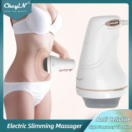 Autres articles de massage CkeyiN Taille de vibration à haute fréquence Minceur Masseur Handheld Anti Cellulite Fat Body Shaping Tool avec 8 têtes 231013