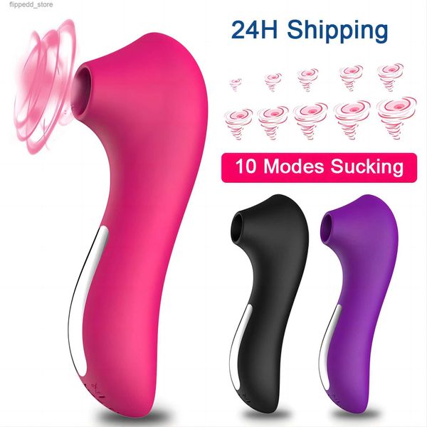 Autres articles de massage Sucker clitoridien Vagin Suck G Spot Vibrateur Femelle Clitoris Stimulateur Sous Vide Mamelon Sex Toys pour Adultes Femmes Masturbateur Produits Q231104