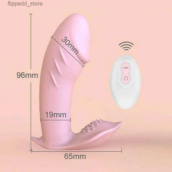 Otros artículos de masaje Consolador Vibrador para mujeres Vagina G Punto USB Carga Estimulador de clítoris Juguetes sexuales inalámbricos Vibrador portátil juguetes para adultos Q231104