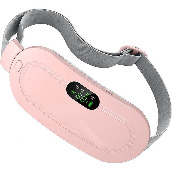 Autres articles de massage Coussin chauffant menstruel électrique Ceinture chaude intelligente Abdominal Belly Vibration Massager Période Soulagement de la douleur Taille Crampes Dispositif 230701