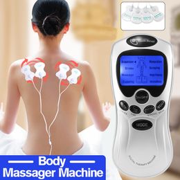 Autres articles de massage Machine de dizaines électriques Thérapie numérique Soulagement de la douleur corporelle Stimulateur d'acupuncture 4 électrodes Masseur Health Ways 230718