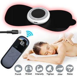 Autres articles de massage EMS Pulse Electric Portable Heater Neck Body Massager Civière cervicale Stimulateur musculaire Soulagement de la douleur Relax Pro Machine 230703