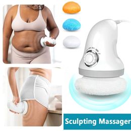 Autres articles de massage Appareil de massage des graisses Multifonction portatif Vibrant Cellulite Remover Corps Minceur Sculpting Roller Sculpt 231020