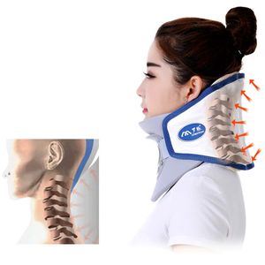 Otros artículos de masaje Collar inflable dispositivo de tracción de la columna cervical cuello correcto equipo doméstico cuidado de la salud masaje enfermería 230621