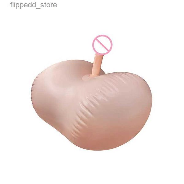 Otros artículos de masaje Silla sexual elástica inflable Bola sexual duradera con consolador Posición de amor Taburete Masturbación Productos para adultos Cojín sexual oscilante Q231104