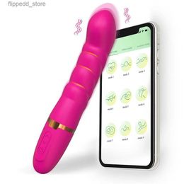 Otros artículos de masaje de larga distancia Bluetooth APP Control Vibrador Herramientas sexuales femeninas para mujeres Estimulador Consolador Vibrador Juguetes atractivos Productos para adultos Q231104