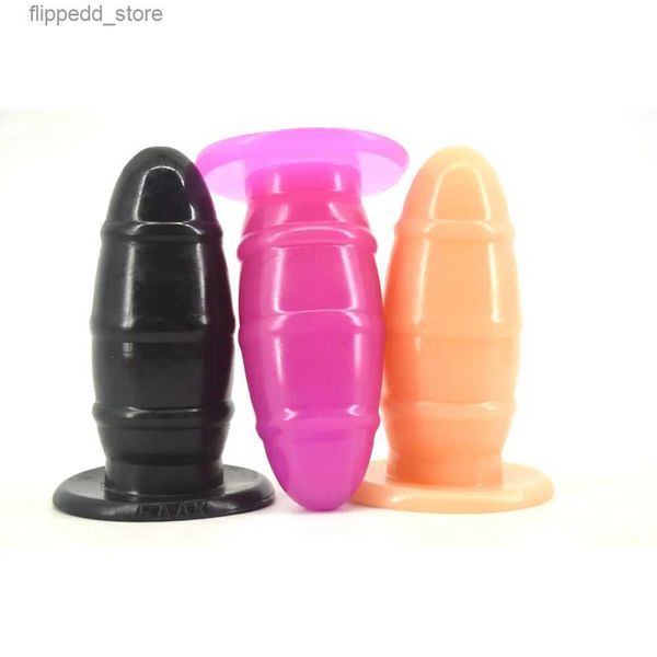 Autres articles de massage LUUK Sex Shop Rugby Style Gode Plug Anal Bouchon Anal Gode Anal Pour Femmes Hommes Produits de Sexe Pour Adultes Butt Plug Gros Gode Anal Q231104