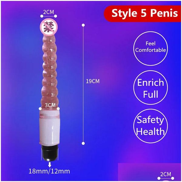 Otros artículos de masaje Mas Hine Orgasmo Empuje Vibrador Consolador Juguetes Pistola fascial Relajación muscular Accesorios para el cuerpo Mujeres Masturbación Gota OTFTS