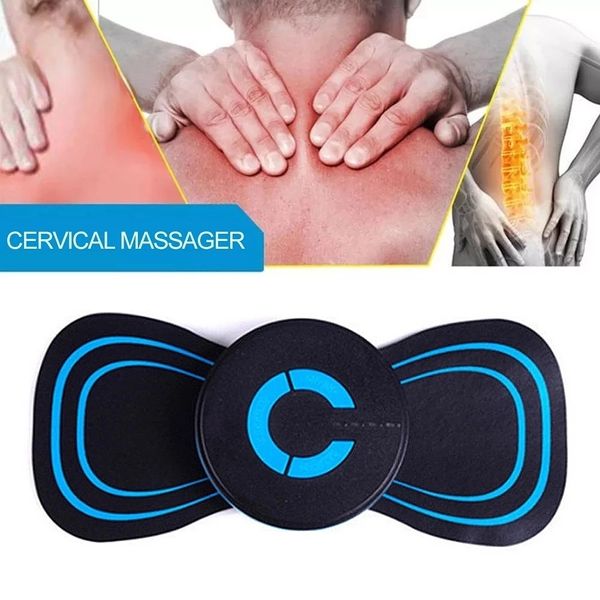 Autres articles de massage Mini EMS Masseur électrique USB Recharge Cou Points d'acupuncture Patch de massage Stimulateur Soulagement de la douleur Cou Dos Jambe Soins de santé Relaxation 230620