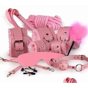 Autres articles de massage Nxy Sm Bondage Toys P 10 pièces Ensemble Clip de lait Bouchon de bouche Formation alternative Outils de torture Mari et femme Adt D Dhxr8