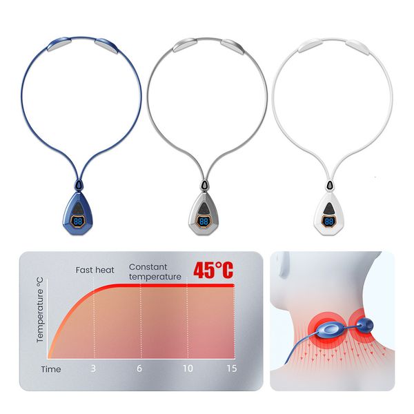 Otros artículos de masaje Cuello colgante recargable r EMS TENS Cervical Back and r Pulse 3d Calefacción Hombro Herramientas Drop 230508