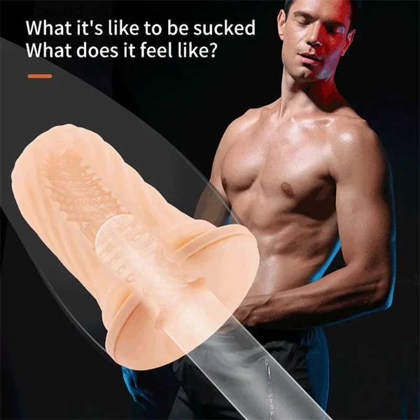 Autres articles de massage Silicone Pussy Suction masturbator masturbator Lipstick Men's Sex toys pénis masseur industriel vagin poing adultes sexo oral toys Q231104