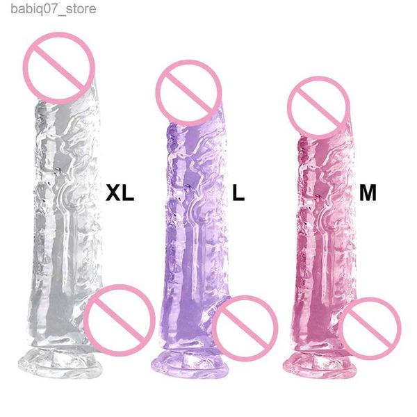 Autres articles de massage Simple Jelly Faux Pénis Simulation Multi taille xxs Manuel Faux Petit Pénis Produit Chaud Jouet Adulte Adapté à l'homosexualité masculine Q240329