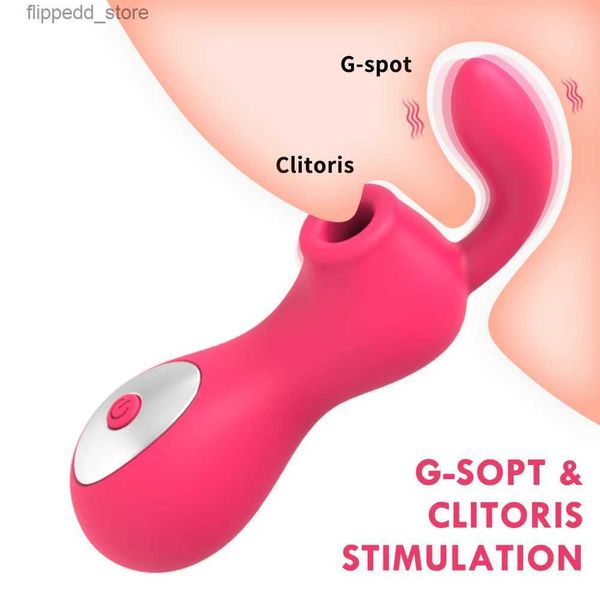 Otros artículos de masaje chupando juguete sexual vibrante para mujeres oral lechón vibrador clítoris estimulador pezón masaje masturbación femenina productos para adultos Q231104
