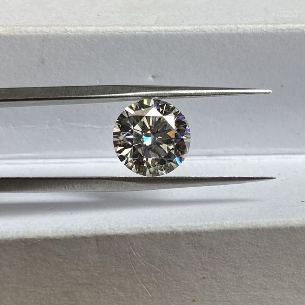 Otro diamante de paso Mosangnai Moissanite Dimond redondo 9MM 3,0 quilates Color GH para hacer anillos de compromiso Wynn22