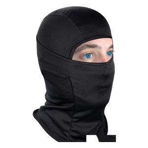 Autres accessoires de moto Achiou Clava Masque facial Protection Uv pour hommes Femmes Ski Sun Hood Masques tactiques Drop Delivery Mobiles Mo Dhyjg