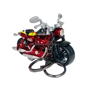 Otros accesorios de motocicletas Aleación de dibujos animados Juguetes de rebote Llaveros de automóviles creativos Exquisitos bolsos escolares Colgantes Pequeños regalos para niños DHBW7