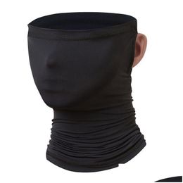 Autres accessoires de moto Sports de plein air Écharpe de soie de glace Écharpes coupe-vent Bandeau de vélo Masque de vélo Leggings de cou d'équitation Main Hea D Ottk8