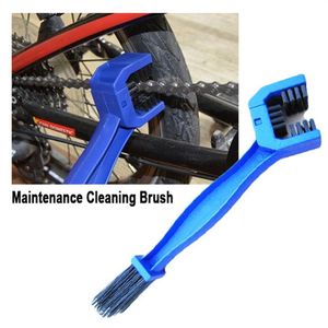 Autres pièces de moto bleu moto vélo chaîne nettoyant nettoyage entretien brosse Cycle dissolvant de frein haute qualité Whole2239