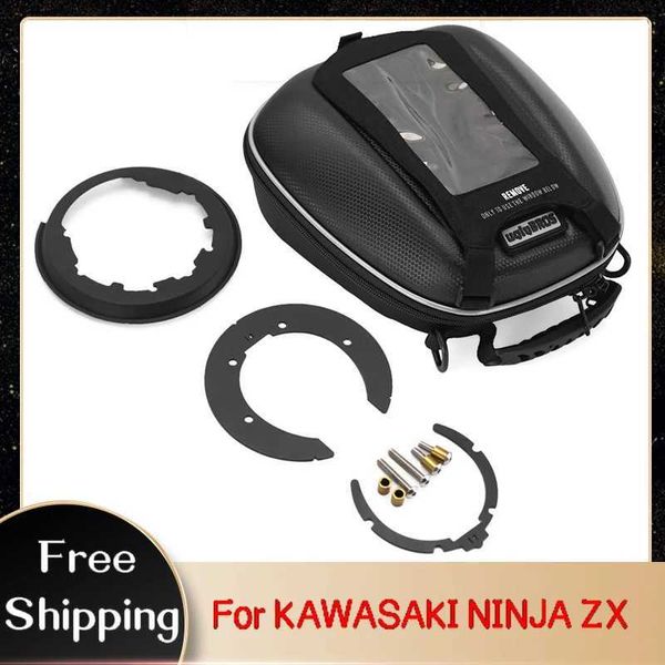 Otras piezas de motocicleta Bolsa de tanque de combustible para KAWASAKI Z NINJA ZXR RSSE Bolsas de carreras impermeables Tanklock