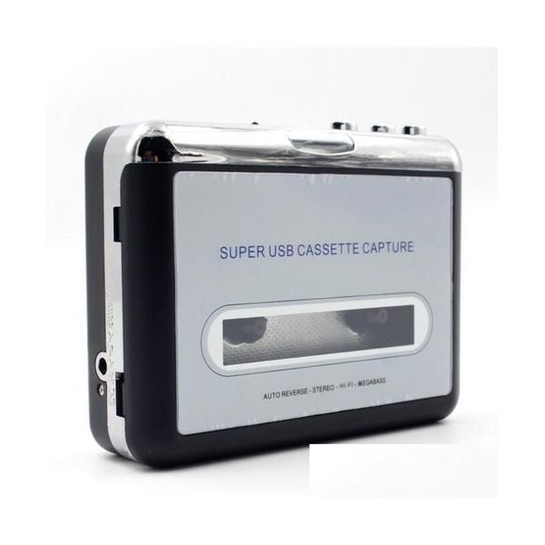 Otros accesorios MP3/4 con caja minorista original EZCAP Portable USB Cassette Player Capture Recorder Converter Digital O Música MP3 D DHW84