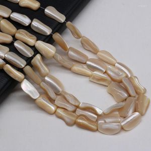Andere natuurlijke parelmoer Gele Shell onregelmatige losse kralen voor sieraden maken DIY ketting Bracelet oorbellen Accessoire Rita2222