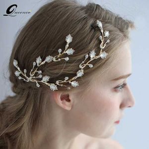 Andere nieuwe legering Haar Vine Rijnbestone bruiloft Haaraccessoires Haarkammen Crystal Tiaras Women Sieraden Bruid Bloemhoofd Ornamentensl2312222222