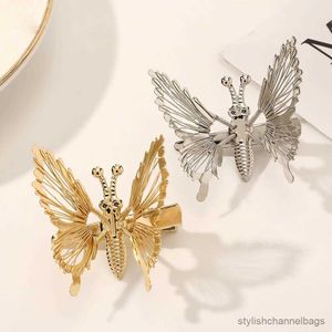 Andere nieuwe mode The Moving Butterfly Hairspin Cute Gold Hair Vintage Girls Animal Hairband Barrettes