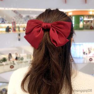 Andere Nieuwe Haarclip Strik Haarspelden voor Vrouwen Leuke Accessoires Vintage Grote Stevige Strikjes Hoofdband Mode Eenvoudige Hairgrip R230608