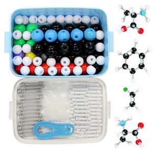Otros útiles escolares de oficina 155 Atom Kit de modelo molecular químico orgánico Moléculas de química inorgánica Experimento de enseñanza de ciencia 230703
