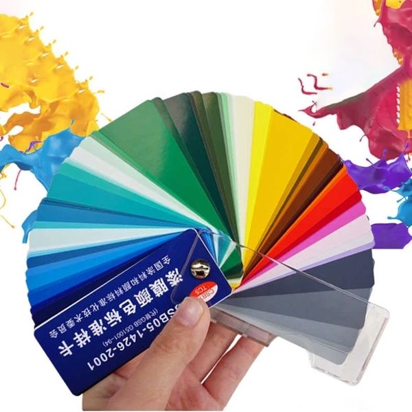 Autres fournitures scolaires de bureau 2023 Professional International Standard Paper Color Card Coating Floor Paint GSB0514262001 Film Pigment 230425